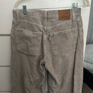 levi corduroy baggy dad pants